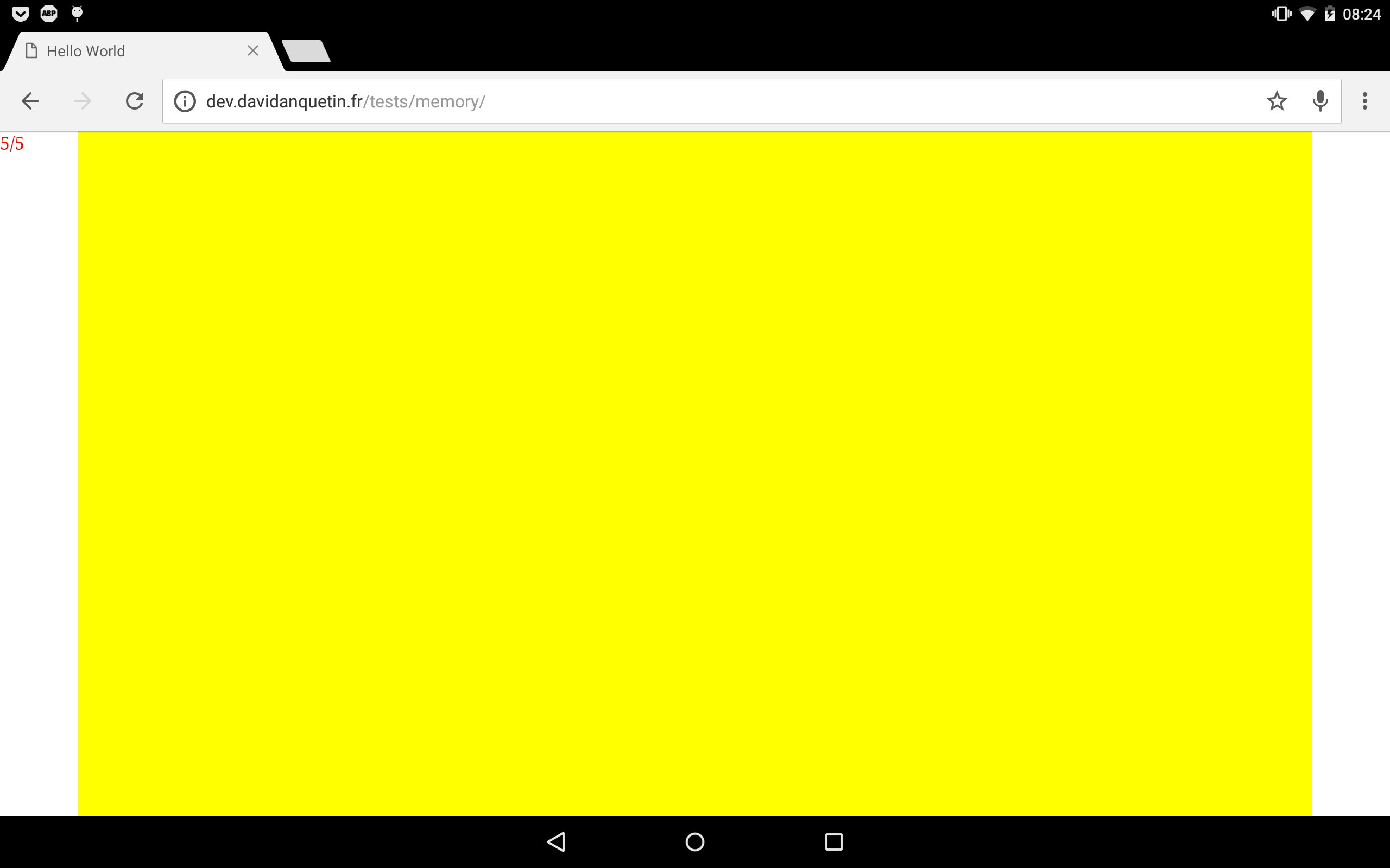 C3 HTML5 games not working on Android using Chrome browser